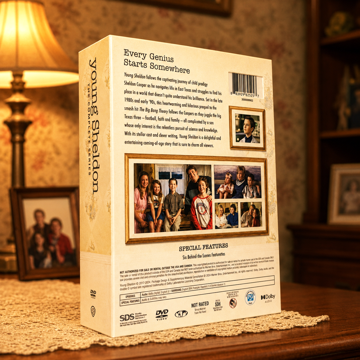Young Sheldon Complete Series Seasons 1 - 7 DVD Box Set (14 Disc Collection) Sitcom Collector Edition